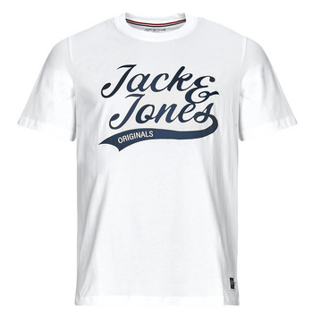 Υφασμάτινα Άνδρας T-shirt με κοντά μανίκια Jack & Jones JORTREVOR UPSCALE SS TEE CREW NECK Άσπρο