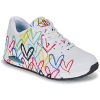 Παπούτσια Γυναίκα Χαμηλά Sneakers Skechers UNO Άσπρο / Multicolour