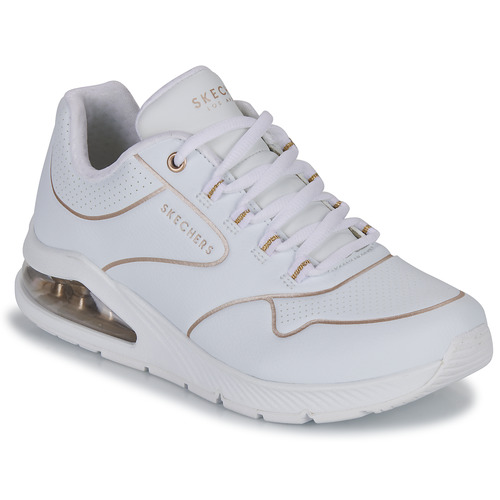 Παπούτσια Γυναίκα Χαμηλά Sneakers Skechers UNO 2 Άσπρο / Gold