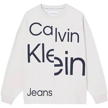 Υφασμάτινα Γυναίκα Φούτερ Calvin Klein Jeans  Beige