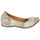 Παπούτσια Γυναίκα Μπαλαρίνες Mam'Zelle FLUTE Gold / Beige / Άσπρο