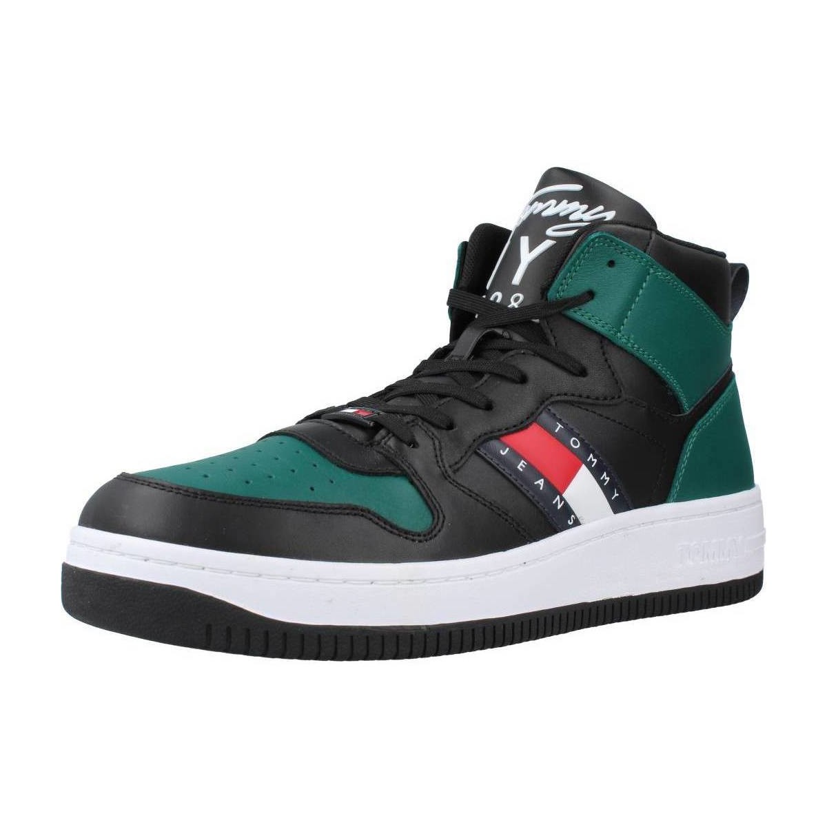 Sneakers Tommy Jeans LEATHER MID CUT BASKET