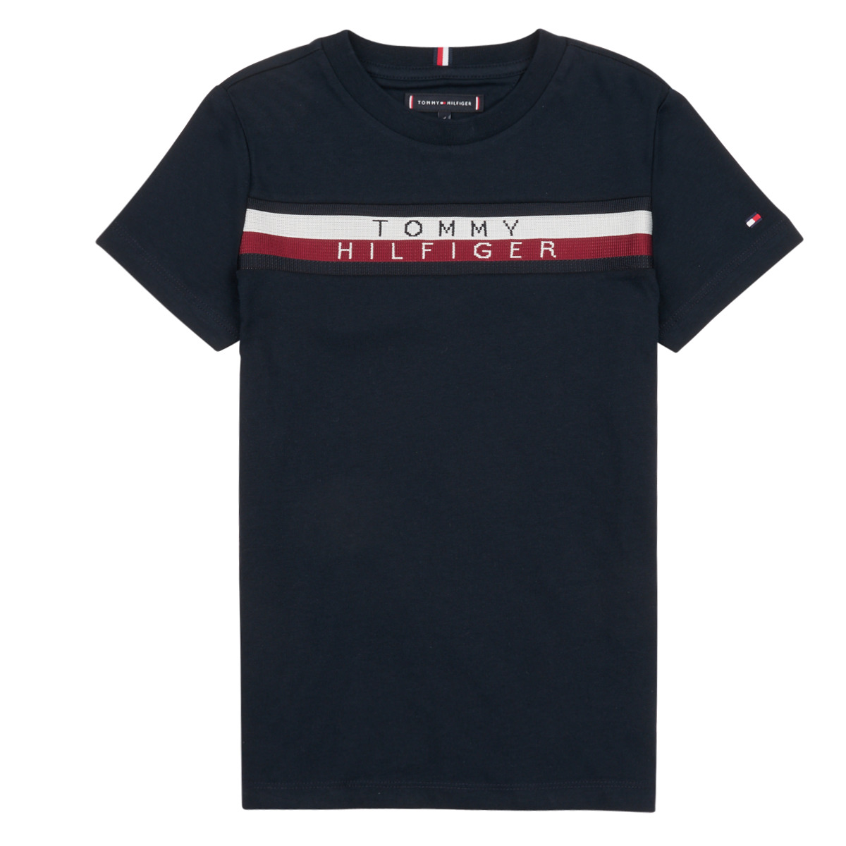 Tommy Hilfiger  T-shirt με κοντά μανίκια Tommy Hilfiger GLOBAL STRIPE TEE S/S