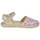 Παπούτσια Κορίτσι Σανδάλια / Πέδιλα Citrouille et Compagnie JYPSONI Rustique / Fleurs / Ροζ