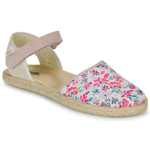 Παπούτσια Κορίτσι Σανδάλια / Πέδιλα Citrouille et Compagnie JYPSONI Rustique / Fleurs / Ροζ