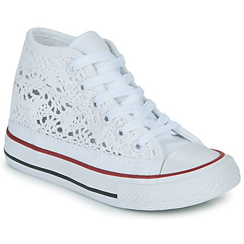 Παπούτσια Κορίτσι Ψηλά Sneakers Citrouille et Compagnie NEW 75 Άσπρο