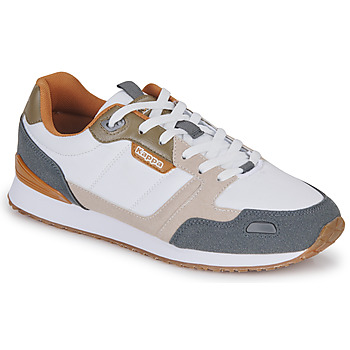 Παπούτσια Άνδρας Χαμηλά Sneakers Kappa CLECY Άσπρο / Brown