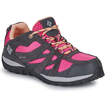 Παπούτσια Κορίτσι Πεζοπορίας Columbia YOUTH REDMOND WATERPROOF Black / Ροζ