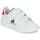 Παπούτσια Παιδί Χαμηλά Sneakers Le Coq Sportif COURTSET PS Άσπρο