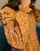Υφασμάτινα Γυναίκα Κοντά Φορέματα Céleste OLYMPE Camel / Ecru