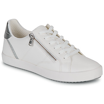 Παπούτσια Γυναίκα Χαμηλά Sneakers Geox D BLOMIEE Άσπρο / Silver