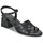 Παπούτσια Γυναίκα Σανδάλια / Πέδιλα Regard ET.EPI CRUST BLACK 2203 Black