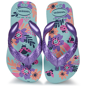 Παπούτσια Κορίτσι Σαγιονάρες Havaianas KIDS FLORES Μπλέ / Violet