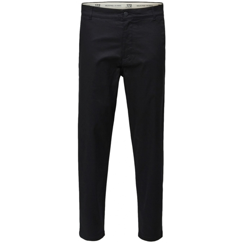 Υφασμάτινα Άνδρας Παντελόνια Selected Slim Tape Repton 172 Flex Pants - Black Black