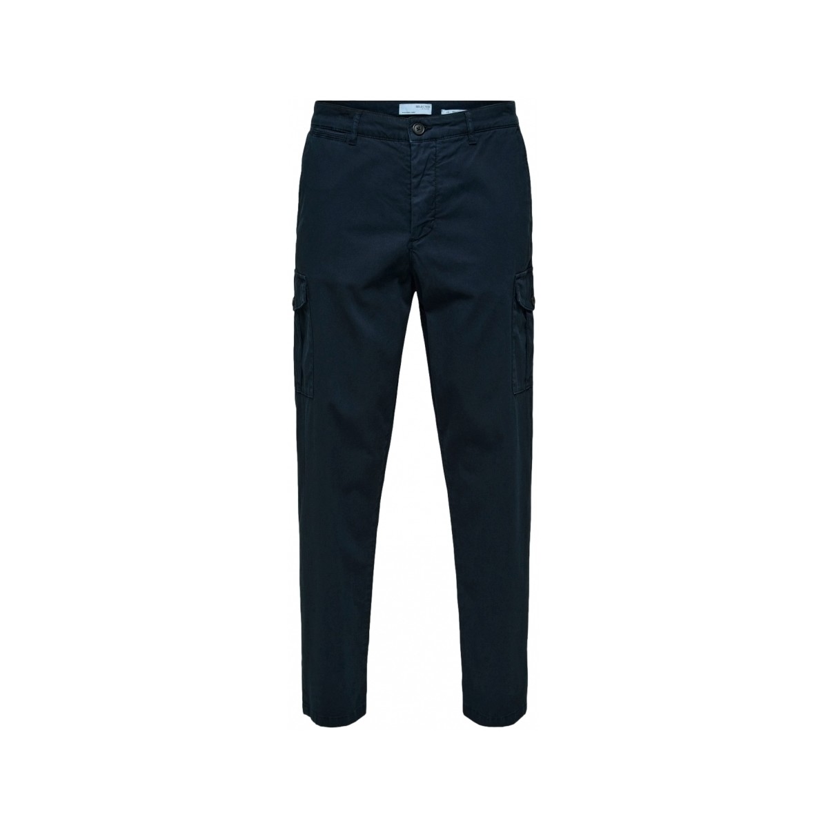 Υφασμάτινα Άνδρας Παντελόνια Selected Slim Tapered Wick 172 Cargo Pants - Dark Sapphire Μπλέ