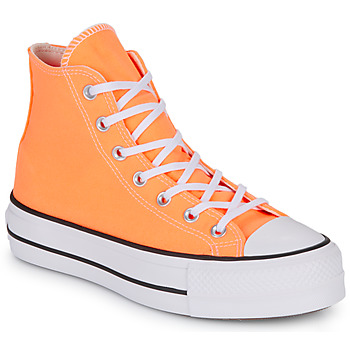 Παπούτσια Γυναίκα Ψηλά Sneakers Converse CHUCK TAYLOR ALL STAR LIFT PLATFORM SEASONAL COLOR HI Orange / Άσπρο / Black
