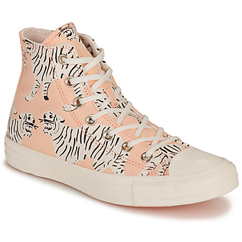 Παπούτσια Γυναίκα Ψηλά Sneakers Converse CHUCK TAYLOR ALL STAR-ANIMAL ABSTRACT Ροζ / Άσπρο / Black
