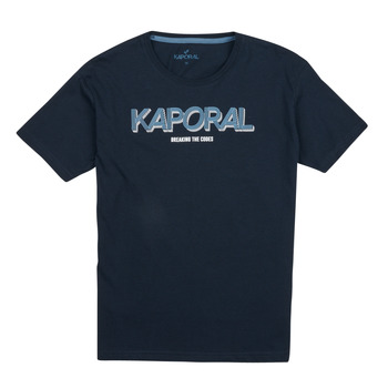 Υφασμάτινα Αγόρι T-shirt με κοντά μανίκια Kaporal PIRAN ESSENTIEL Marine