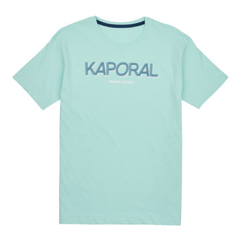 Υφασμάτινα Αγόρι T-shirt με κοντά μανίκια Kaporal PIRAN ESSENTIEL Μπλέ / Σιελ