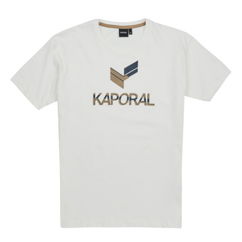 Υφασμάτινα Αγόρι T-shirt με κοντά μανίκια Kaporal PUCK DIVERSION Άσπρο