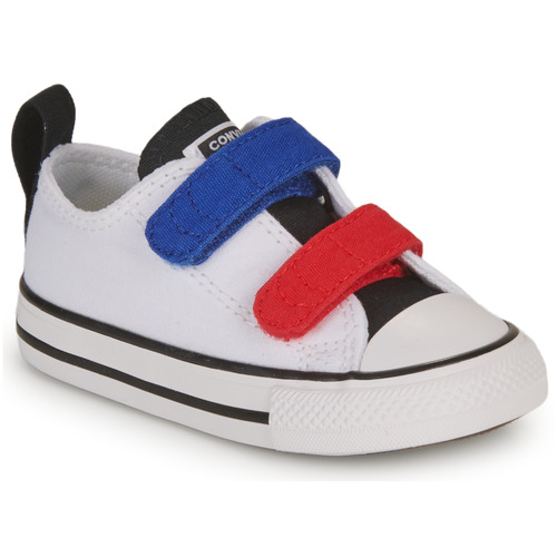 Παπούτσια Αγόρι Χαμηλά Sneakers Converse INFANT CONVERSE CHUCK TAYLOR ALL STAR 2V EASY-ON SUMMER TWILL LO Άσπρο / Μπλέ / Red
