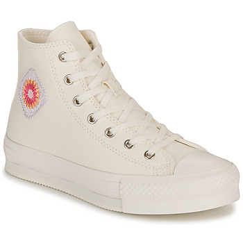 Παπούτσια Κορίτσι Ψηλά Sneakers Converse CHUCK TAYLOR ALL STAR EVA LIFT - EGRET/VINTAGE WHITE Άσπρο