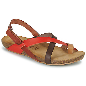Παπούτσια Γυναίκα Σανδάλια / Πέδιλα YOKONO IBIZA Brown / Red