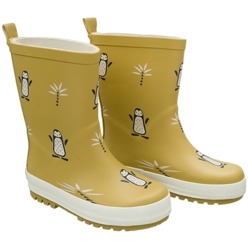 Παπούτσια Παιδί Μπότες Fresk Penguin Rain Boots - Mustard Yellow