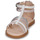 Παπούτσια Κορίτσι Σανδάλια / Πέδιλα Geox J SANDAL KARLY GIRL Άσπρο / Ροζ / Silver