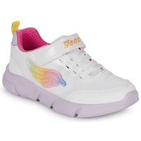 Παπούτσια Κορίτσι Χαμηλά Sneakers Geox J ARIL GIRL D Άσπρο / Ροζ