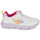 Παπούτσια Κορίτσι Χαμηλά Sneakers Geox J ARIL GIRL D Άσπρο / Ροζ