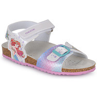 Παπούτσια Κορίτσι Σανδάλια / Πέδιλα Geox J ADRIEL GIRL Άσπρο / Silver / Ροζ