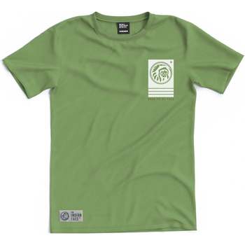 Υφασμάτινα T-shirt με κοντά μανίκια The Indian Face Attitude Green