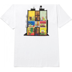Υφασμάτινα Άνδρας T-shirts & Μπλούζες Huf T-shirt at home ss Άσπρο