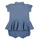 Υφασμάτινα Κορίτσι Ολόσωμες φόρμες / σαλοπέτες Polo Ralph Lauren SS PEPLUM BU-ONE PIECE-SHORTALL Μπλέ