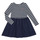 Υφασμάτινα Κορίτσι Κοντά Φορέματα Polo Ralph Lauren LS CN DR-DRESSES-DAY DRESS Marine / Άσπρο