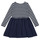 Υφασμάτινα Κορίτσι Κοντά Φορέματα Polo Ralph Lauren LS CN DR-DRESSES-DAY DRESS Marine / Άσπρο