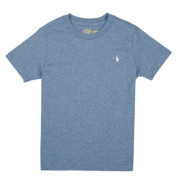 Υφασμάτινα Αγόρι T-shirt με κοντά μανίκια Polo Ralph Lauren SS CN-TOPS-T-SHIRT Μπλέ