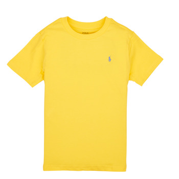 Υφασμάτινα Αγόρι T-shirt με κοντά μανίκια Polo Ralph Lauren SS CN-TOPS-T-SHIRT Yellow