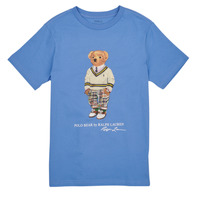 Υφασμάτινα Παιδί T-shirt με κοντά μανίκια Polo Ralph Lauren SS CN-KNIT SHIRTS Μπλέ