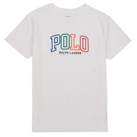 Υφασμάτινα Παιδί T-shirt με κοντά μανίκια Polo Ralph Lauren SSCNM4-KNIT SHIRTS- Άσπρο