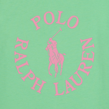 Polo Ralph Lauren SS GRAPHIC T-KNIT SHIRTS-T-SHIRT Green / Ροζ