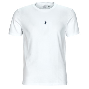 Υφασμάτινα Άνδρας T-shirt με κοντά μανίκια Polo Ralph Lauren SSCNCMSLM1-SHORT SLEEVE-T-SHIRT Άσπρο / Ασπρό / Marine