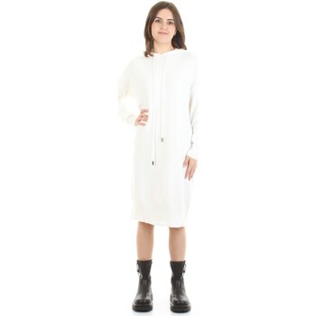 Υφασμάτινα Γυναίκα Μακριά Φορέματα White Wise WW1M376 Άσπρο