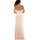Υφασμάτινα Γυναίκα Μακριά Φορέματα Impero Couture J10881A Ροζ