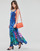 Υφασμάτινα Γυναίκα Μακριά Φορέματα Desigual VEST_ZARAUTZ Μπλέ / Multicolour