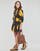 Υφασμάτινα Γυναίκα Κοντά Φορέματα Desigual VEST_MARGA Black / Yellow