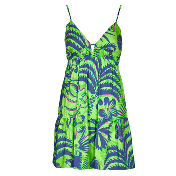 Υφασμάτινα Γυναίκα Κοντά Φορέματα Desigual VEST_MILOS Green / Μπλέ