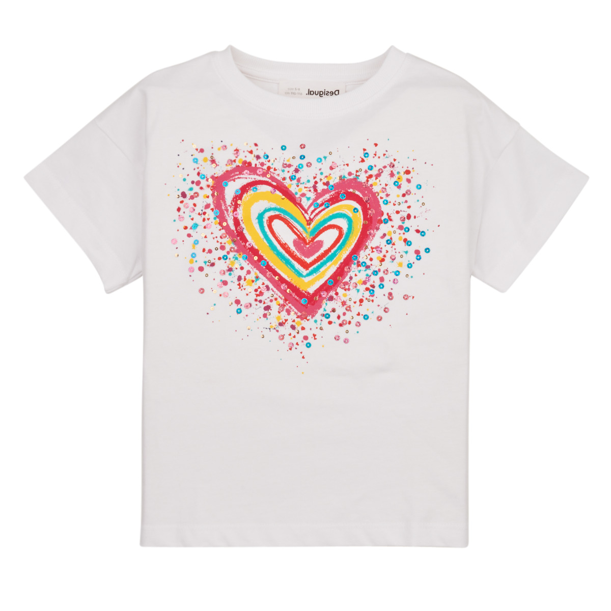 Desigual  T-shirt με κοντά μανίκια Desigual TS_HEART