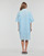 Υφασμάτινα Γυναίκα Κοντά Φορέματα Karl Lagerfeld BRODERIE ANGLAISE SHIRTDRESS Μπλέ / Σιελ